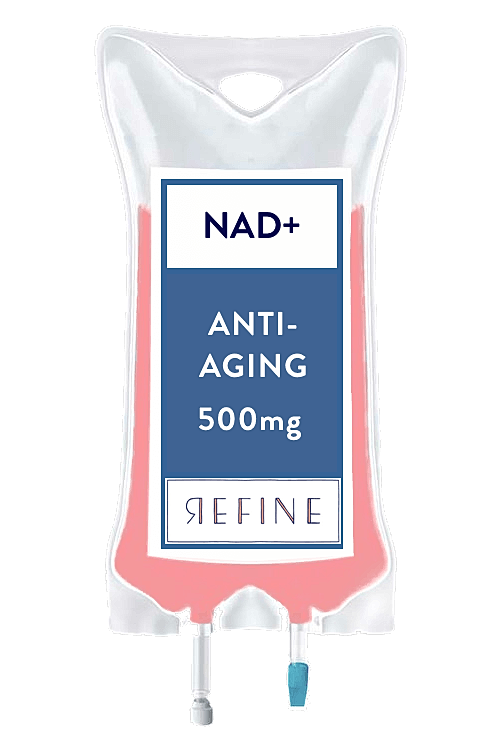 NAD+ anti-aging intravenous infusion bag