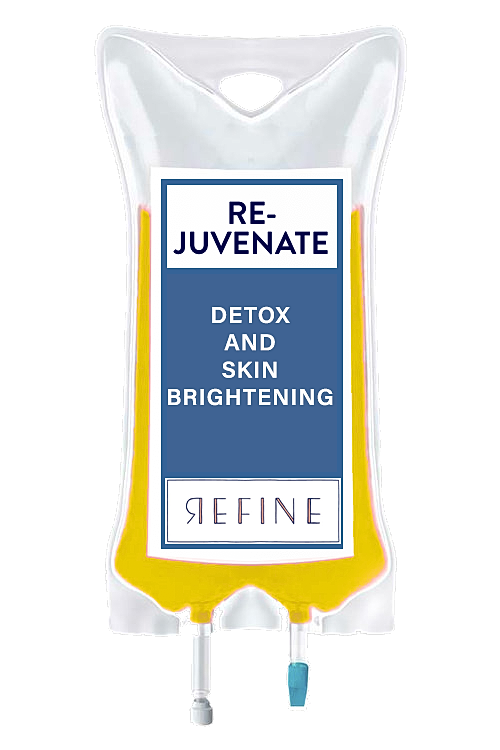 Rejuvenate detox and skin brightening IV bag