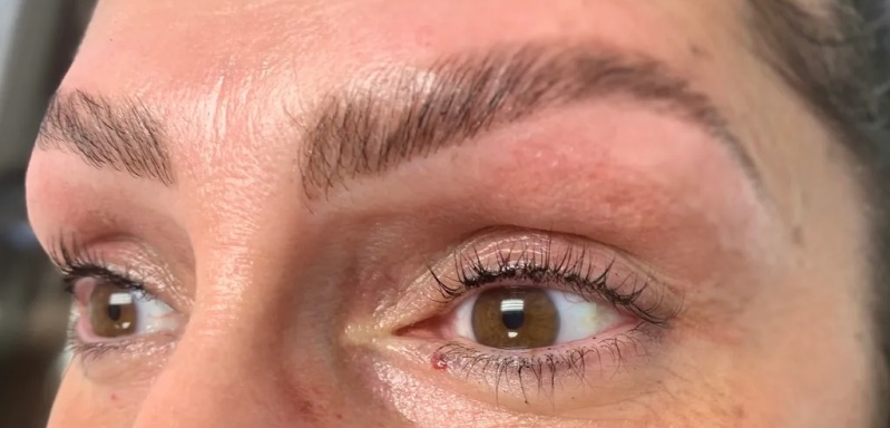 Oakland Brow Lamination Before & After