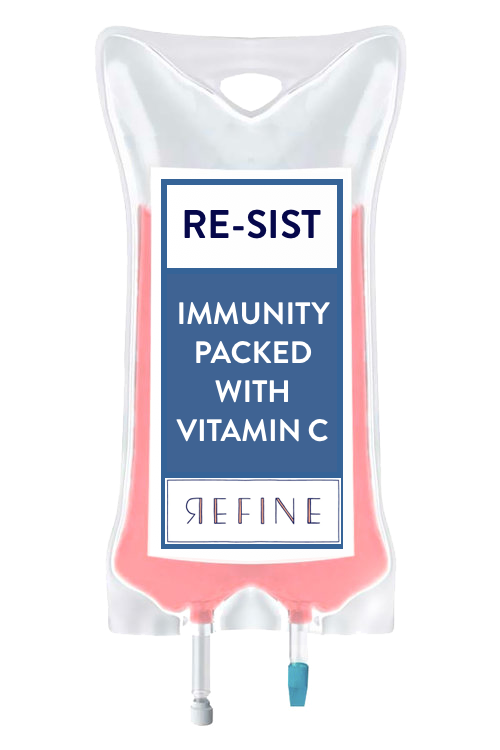 Illustration of Resist IV Drip | Immunity Packed with Vitamin C